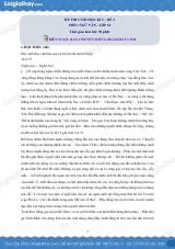 Đề thi học kì 2 Văn 12 Kết nối tri thức - Đề số 3